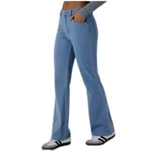 Halara Flex Mid Rise Pockets Casual Bootcut Jeans XS Soft Lightweight Stretch